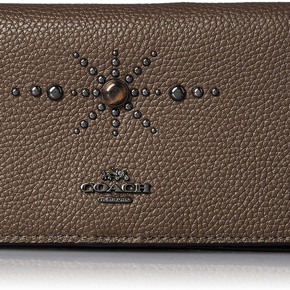 SOLD Coach Western Rivets Slim Wallet - Picture 6 of 6